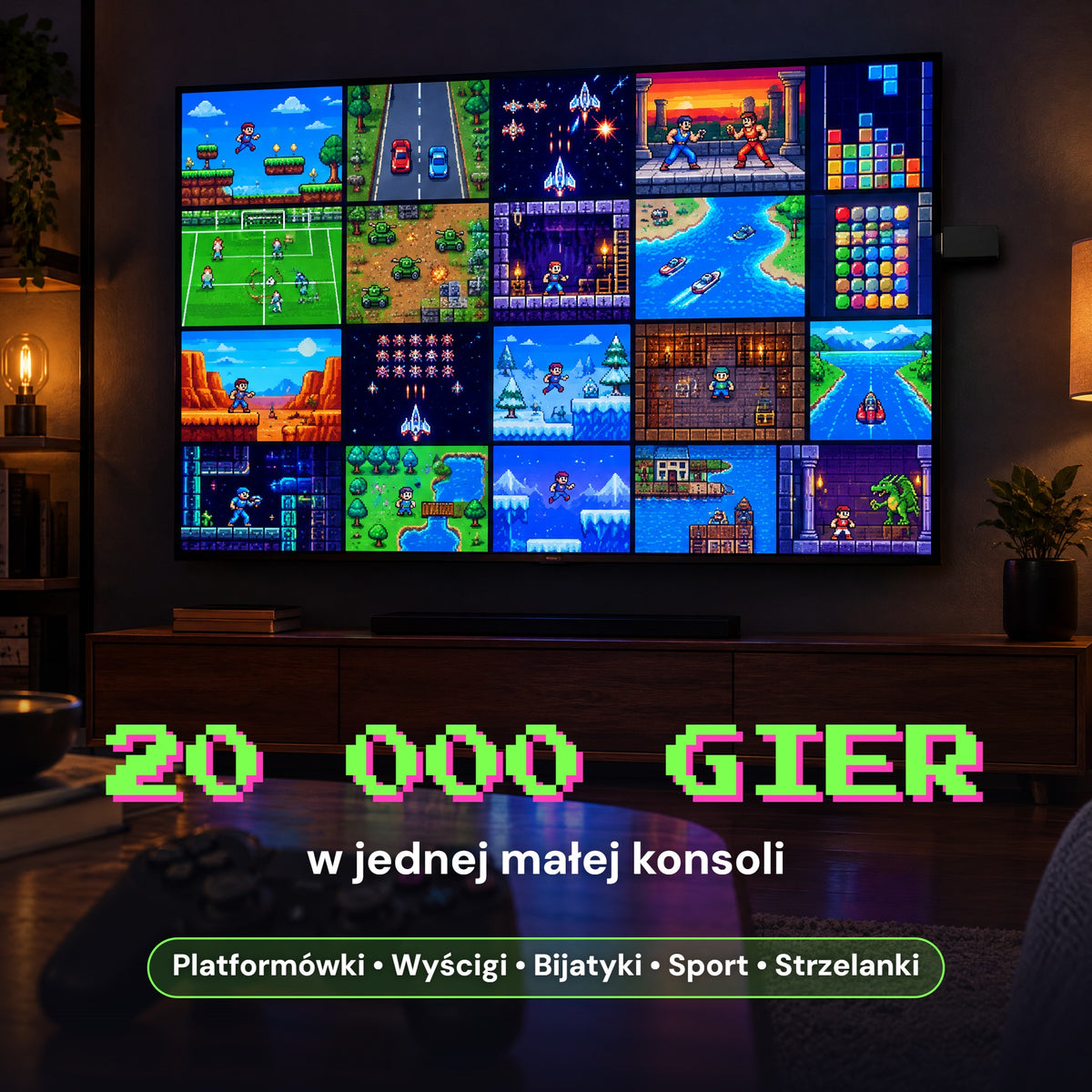 20 000 gier retro w konsoli RetroVerse